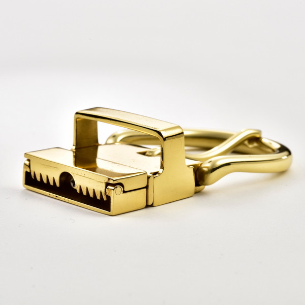 Solid Brass Reversal Clamp Buckle 