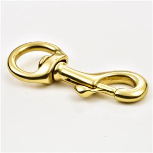Solid Brass Dog Clip Hook