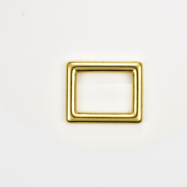 Solid Brass Square Ring