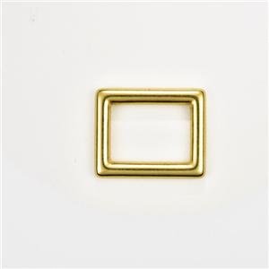 Solid Brass Square Ring