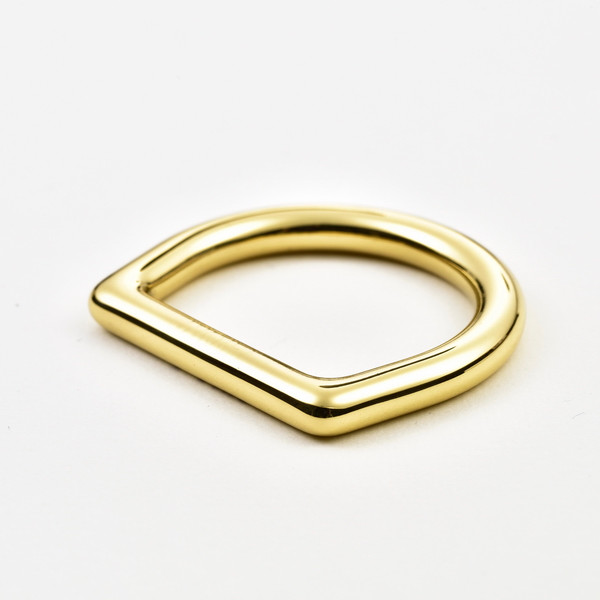 Solid Brass D Ring