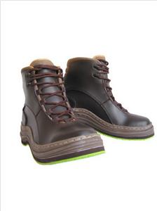Wading Boots with Moulded Rubber Sole