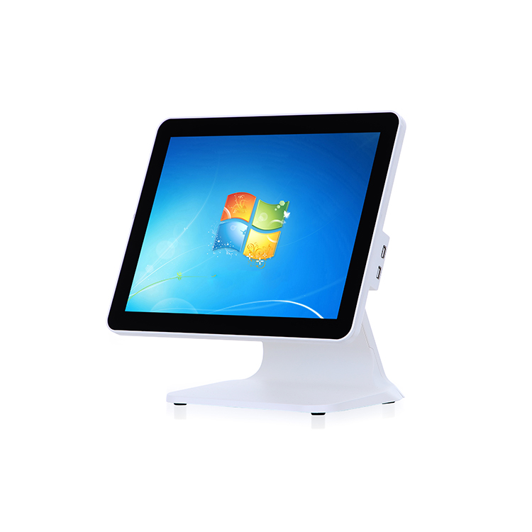 15 Inch White POS Terminal W7 Windows Android Cash Register for Retail and Restaurant