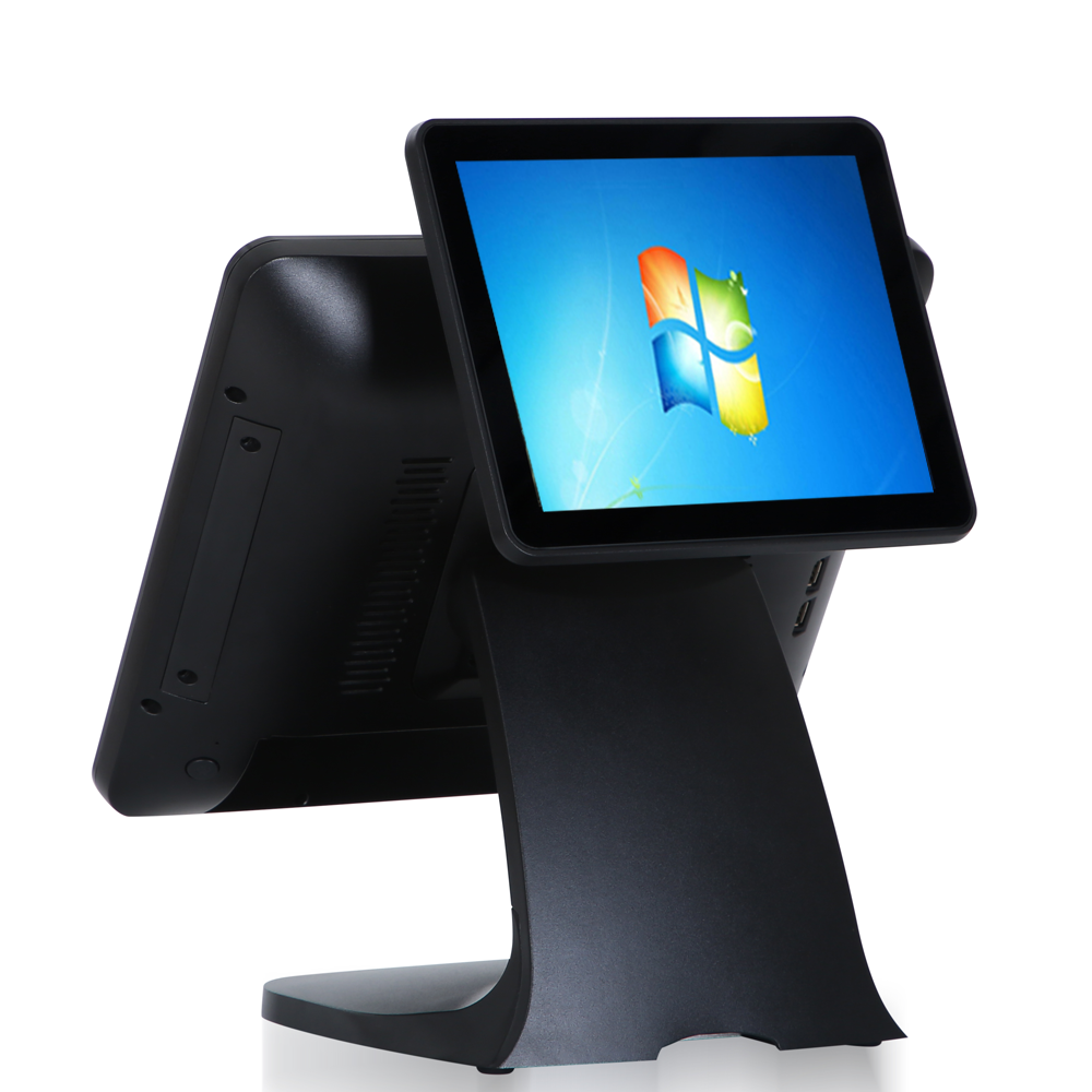 15-Inch Full Metal Dual Screen POS Cash Register | Multi-Interface B2B Factory Direct Supplier