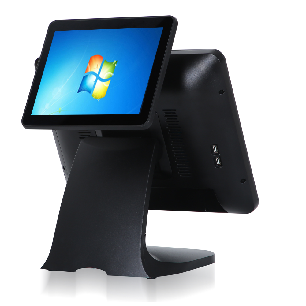 15-Inch Full Metal Dual Screen POS Cash Register | Multi-Interface B2B Factory Direct Supplier