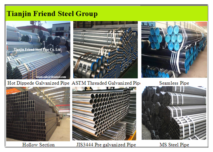  China HDG Galvanized Steel Pipe