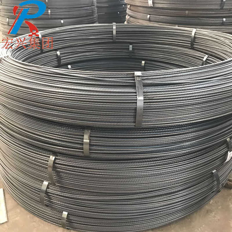 PC Steel Bar In Coil With Screw Type Thread On Surface