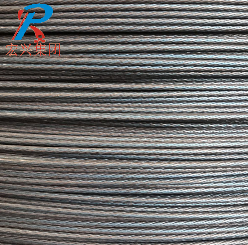 galvanized PC steel strand 1x7 lines