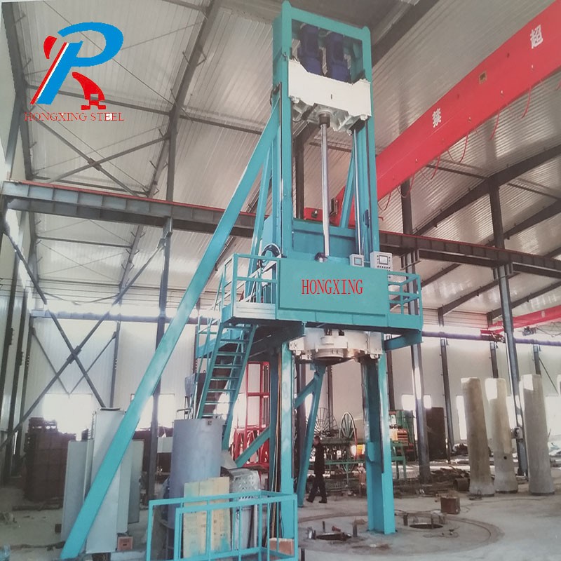 Radial extrusion cement pipe machine