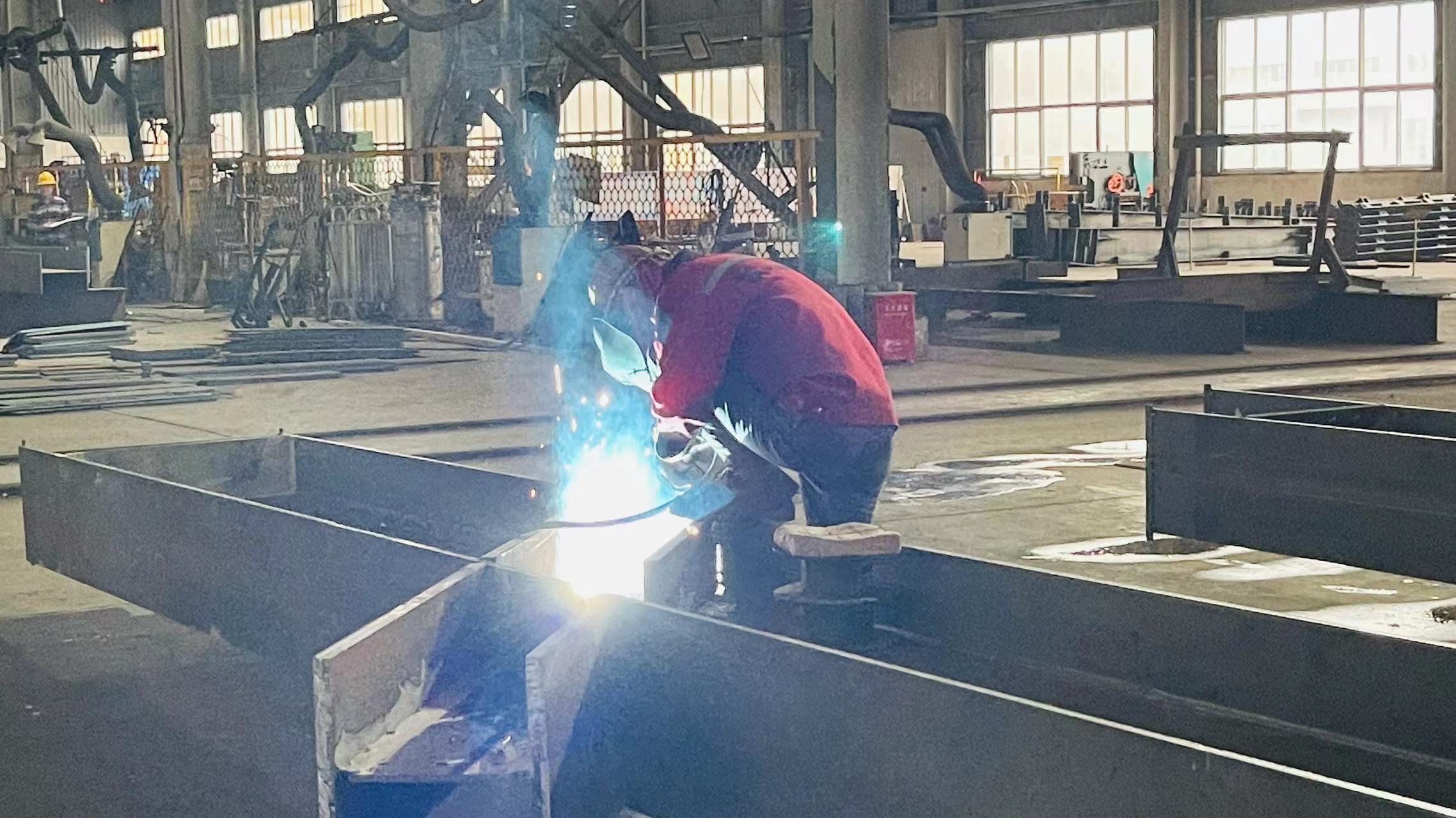Steel structure welding