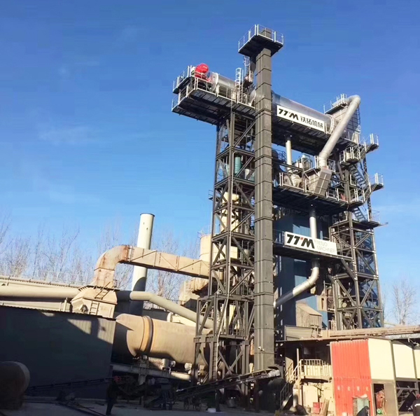 On the eve of the Spring Festival TTM Another Set of RAP Asphalt Mixing Plant Was Settled in Beijing