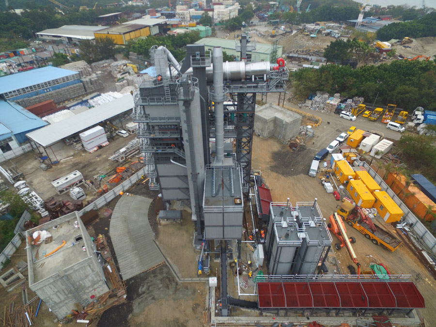 TTM TS302 RAP Recycling Plant In Hongkong Put Into Production