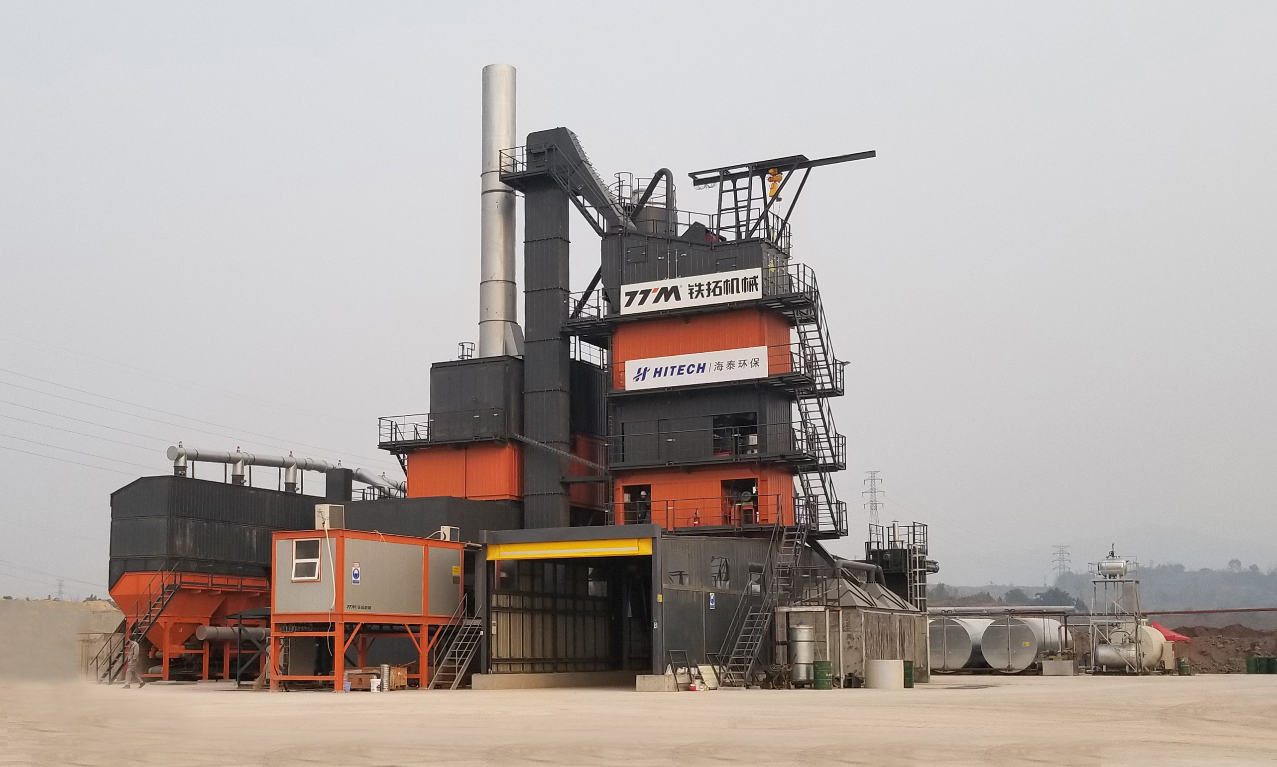 TTM 4000 Eco-Friendly Asphalt Mixing Plant in the Service of Road Construction in the Southwest