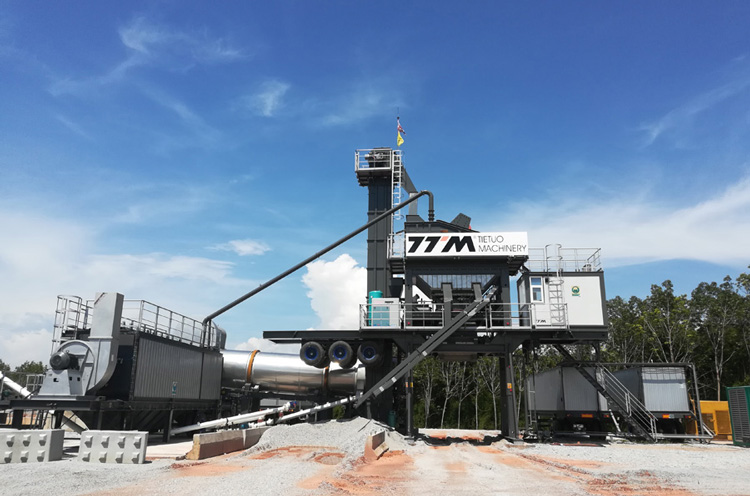 TTM One More Set of YLB 1500 Mobile Asphalt Mixing Plant in Thailand