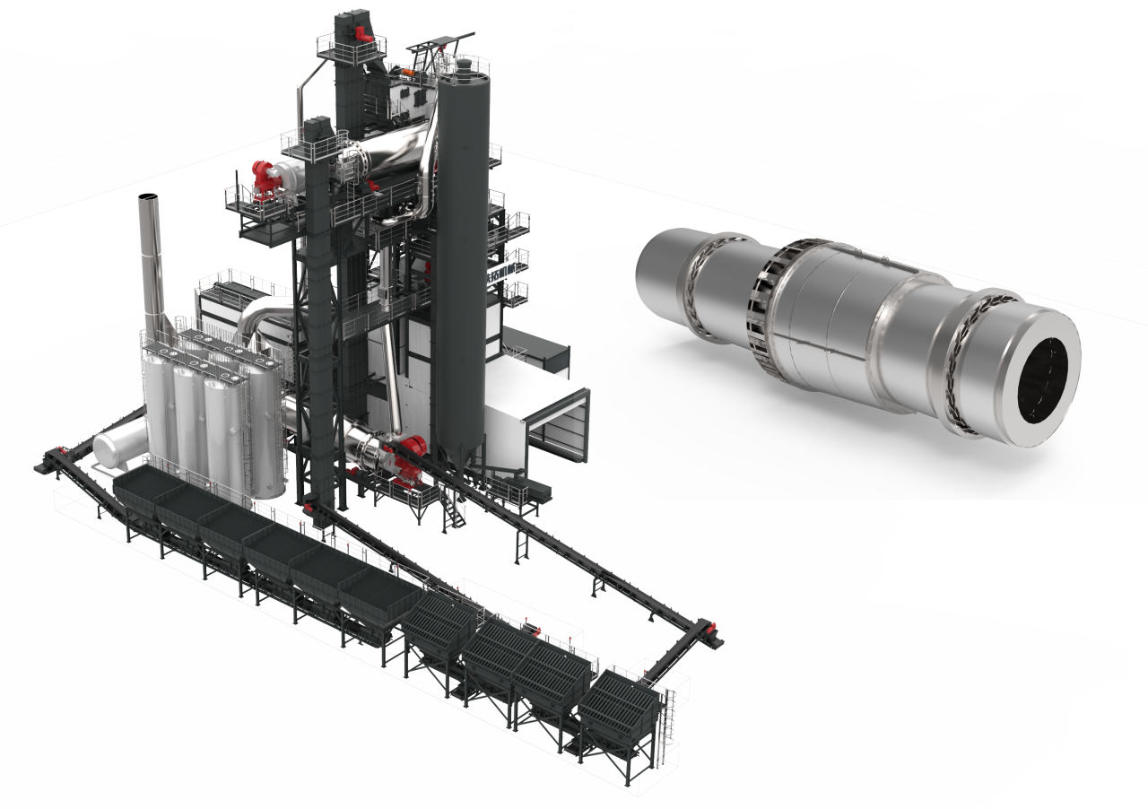 TS4020-A8 Integrated Asphalt Recycling Plant