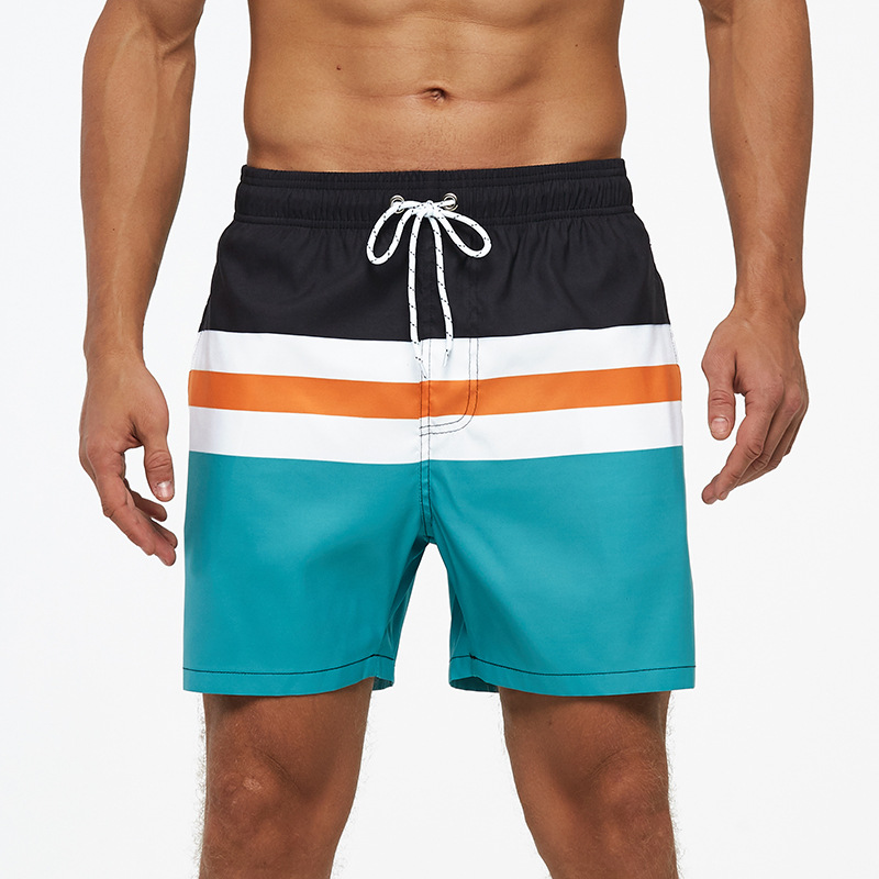 Shorts de plage pour hommes maillots de bain à séchage rapide maillot de bain de sport doublure en maille
