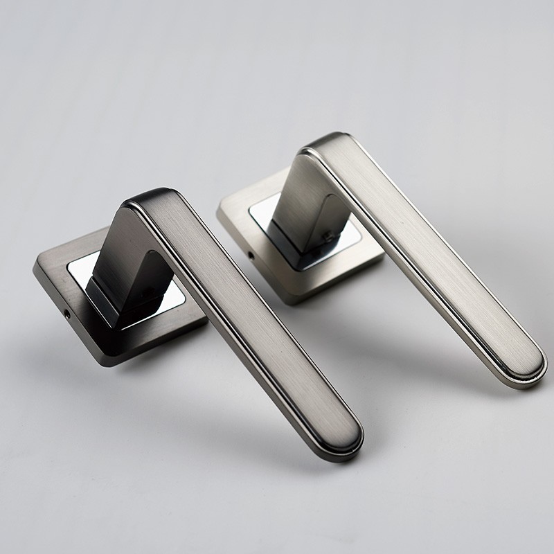 Contemporary Door Handles On Plate