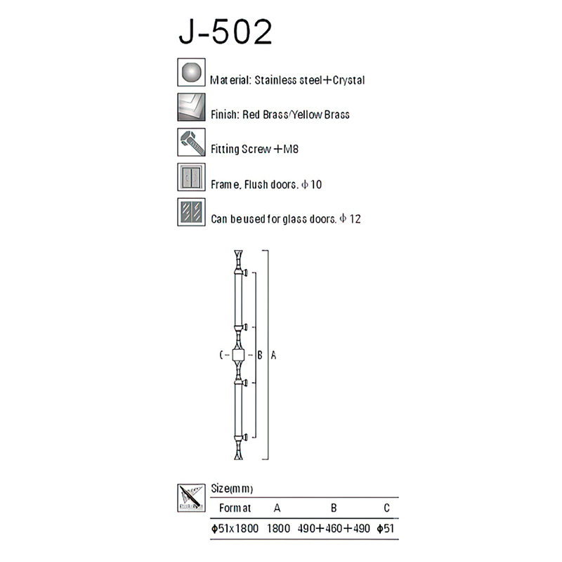 Crystal Handle Series J-502