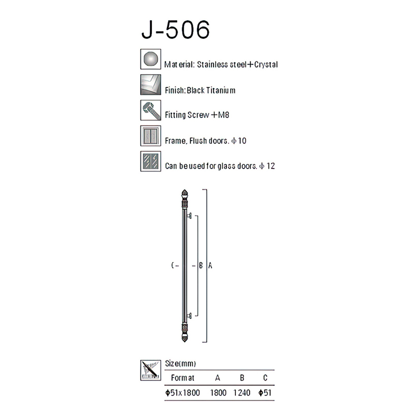 Crystal Handle Series J-506