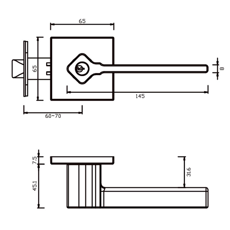 American Mortise Sets 152-598-BK