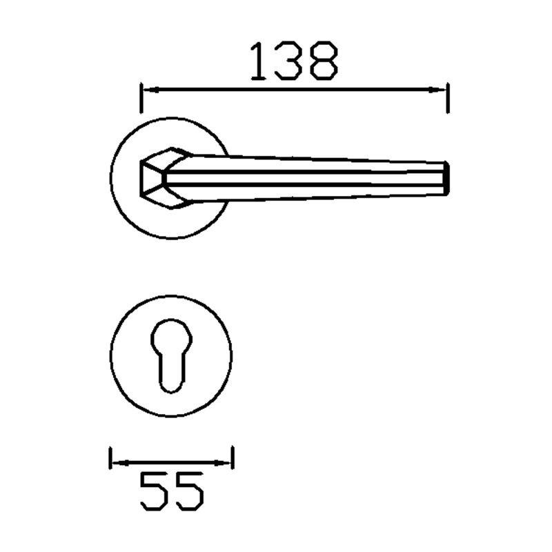 Mortice Lock Easy Installation 183-607