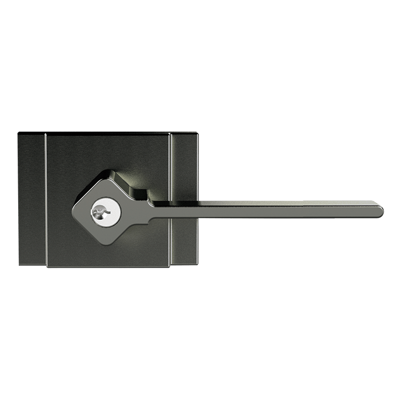 Solução de porta de vidro com moldura minimalista 152-416