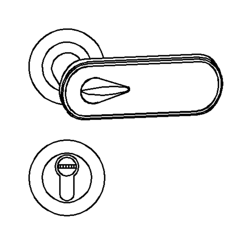 Integral lock 258-39