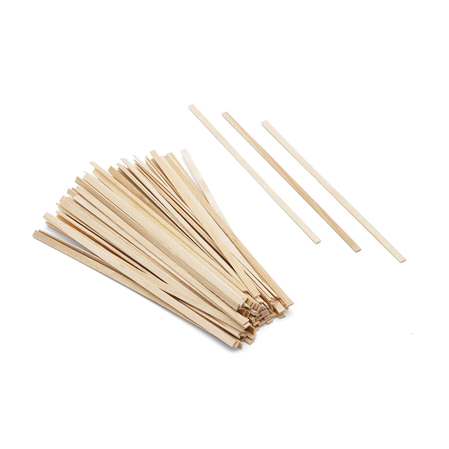 square ends wood coffee stirrer