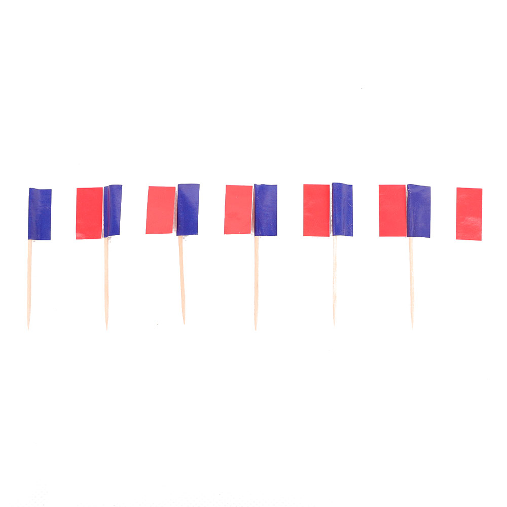 65 Mm Cupcake Country Flag Toothpick