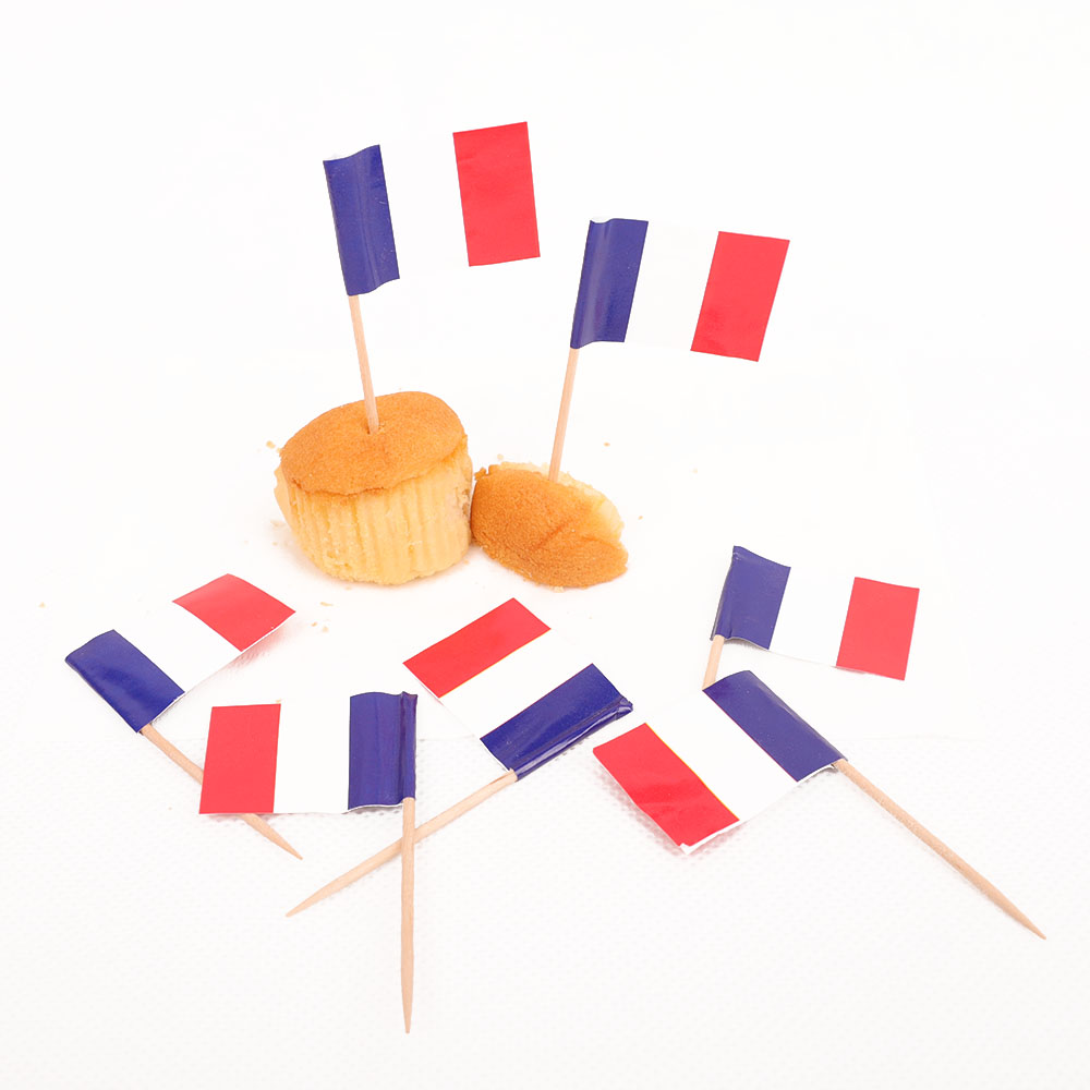 Cupcake Decorating World Flag Toothpick for Restaurant