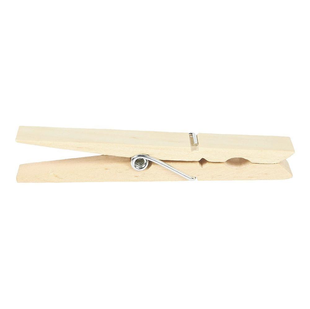 different size wood clothespin