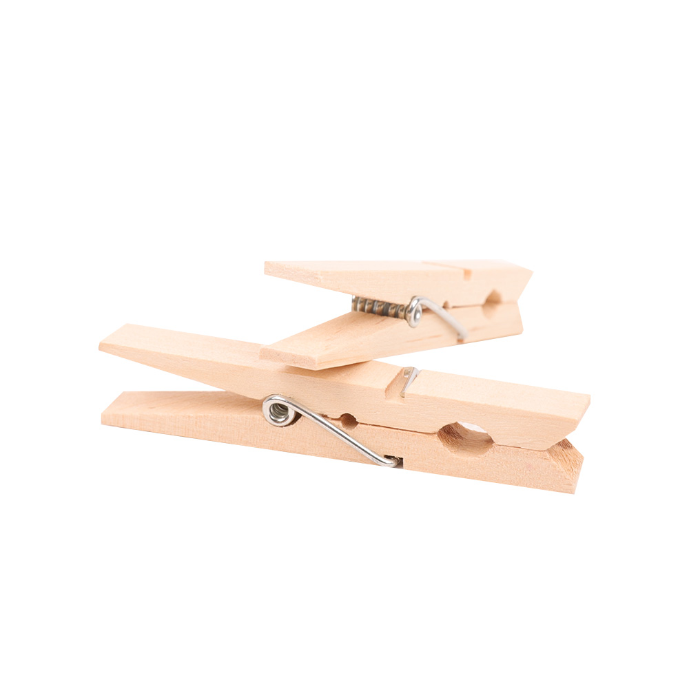 different size wood clothespin