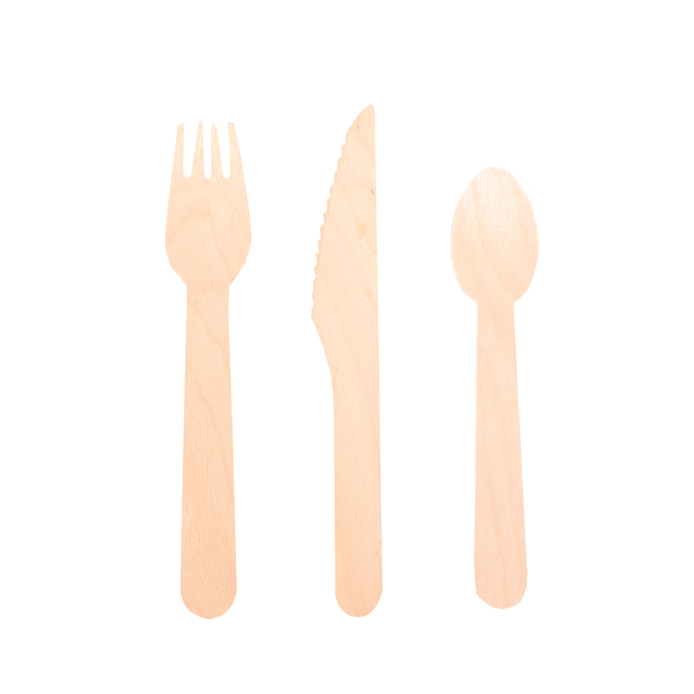 Custom Birch Wood Cutlery, Sales Birch Wood Cutlery, Wood Disposable Cutlery Set Factory OEM