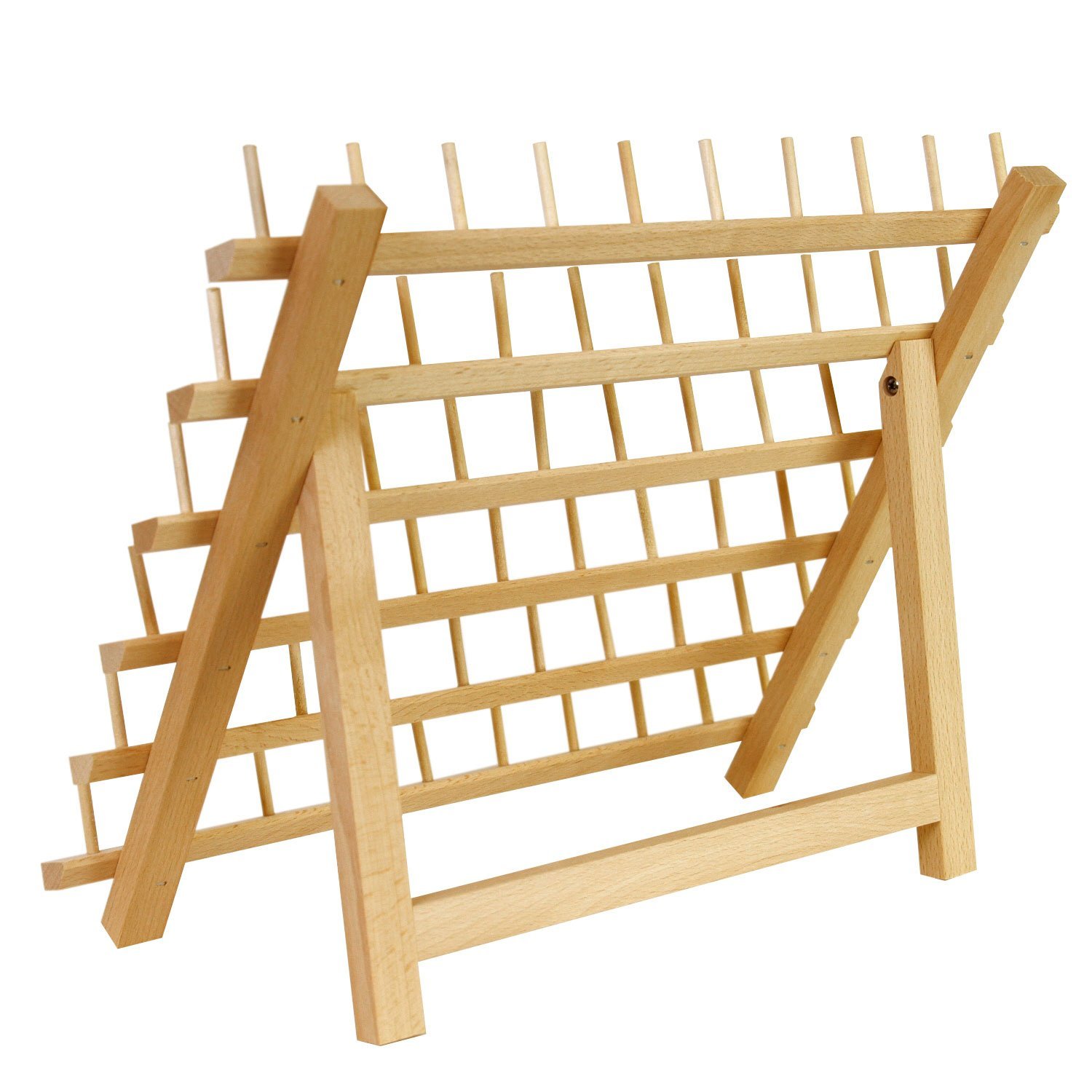 wood rack for thread organizer