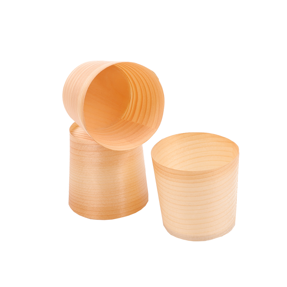 Disposable No Leaking Birch Wooden Cup For Food
