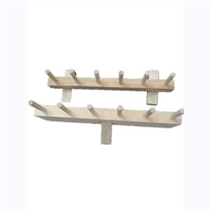 Mini Organizador 6 carretéis de madeira stand rack