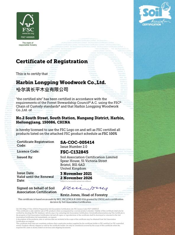 FSC Certificates
