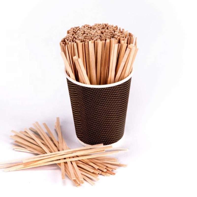 wooden coffee stirck