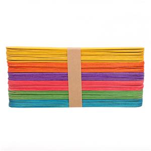 Bâtonnets de glace géants en bois, 6 couleurs différentes, artisanat pour enfants