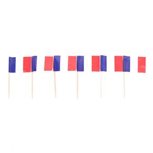 LONGPING 65 mm Cupcake Country Flag Toothpick