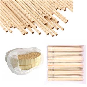 أعواد أسنان من خشب البتولا الأبيض ذات رأسين