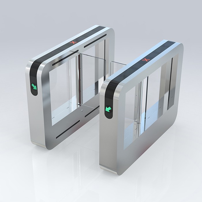 Office Building High Security Face Recognition Fast Speed Gate High Pass Barrier Turnstile