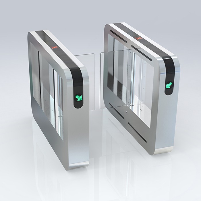Office Building High Security Face Recognition Fast Speed Gate High Pass Barrier Turnstile