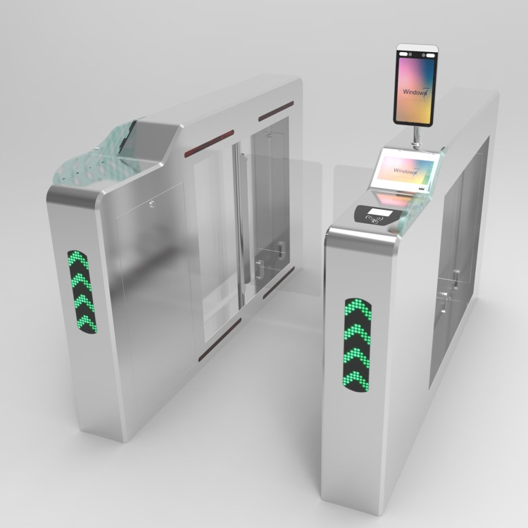 Ticketing manageent office security access control swing barrier turnstile gates