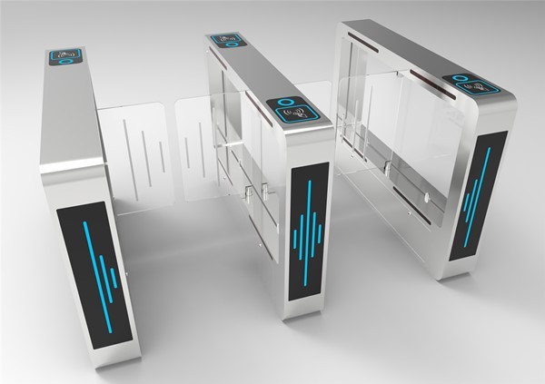 Automatic Brushless Motor Swing Barrier Face Recognition Turnstile Gate For Office And Hotel
