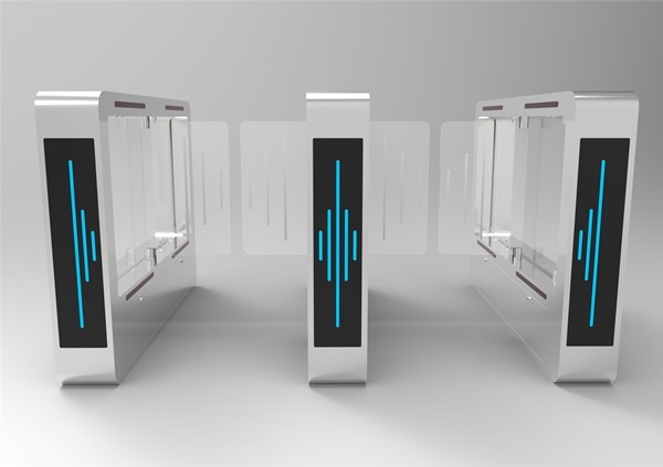 Automatic Brushless Motor Swing Barrier Face Recognition Turnstile Gate For Office And Hotel