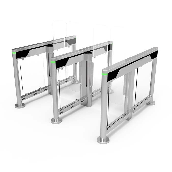 Slimest full height automatic security speed gate with face recognition for Lobby