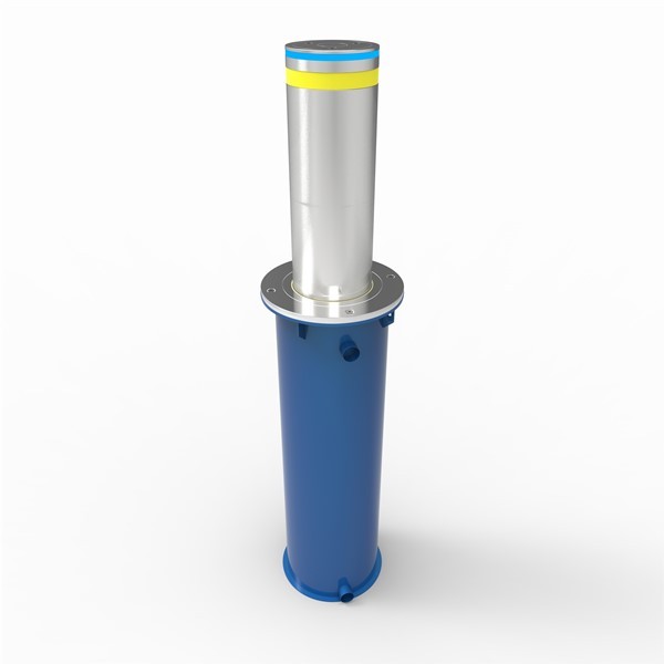 Retractable Hydraulic Rising Bollard CE 219MM Diameter 304 Stainless Steel IP68 Waterproof With Remote Control