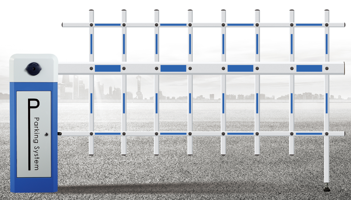 Smart straight rod boom barrier two fence car parking barrier gate