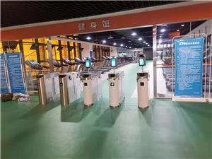 Fitness entrance flap barrier facial recognition system
